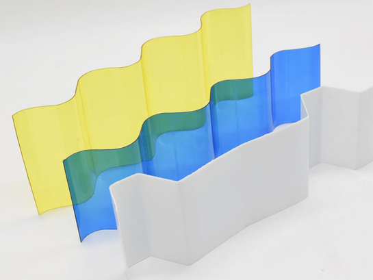 ورقة البولي المموج